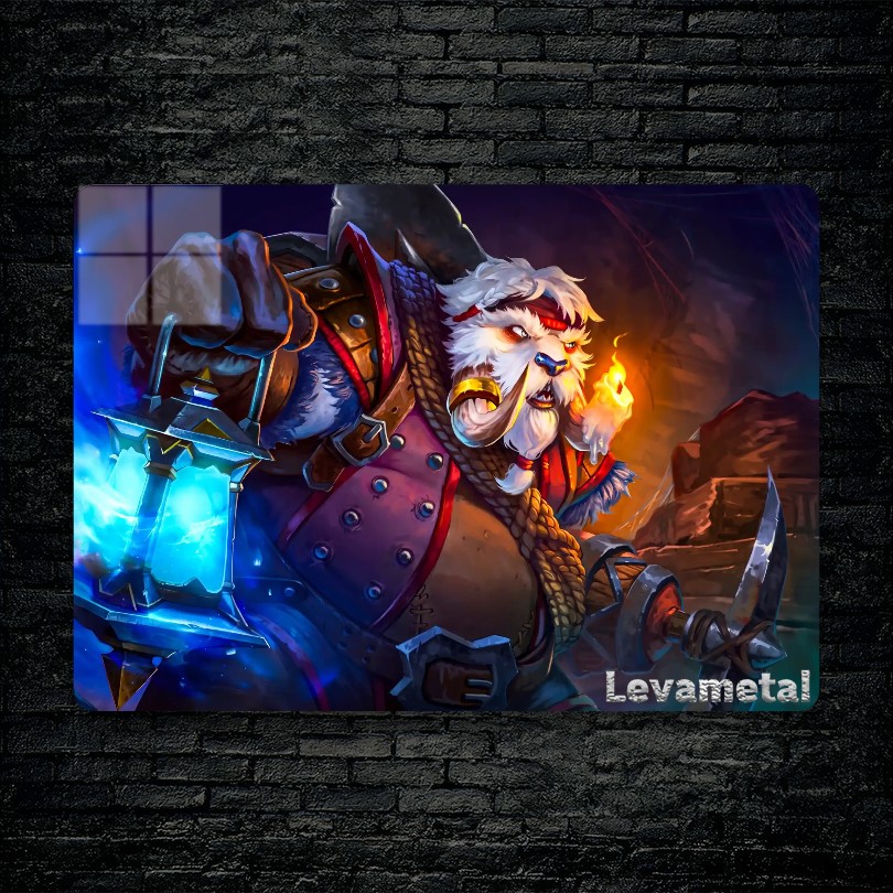متال پوستر tusk از گیم دوتا2 , dota2 با کد E-116