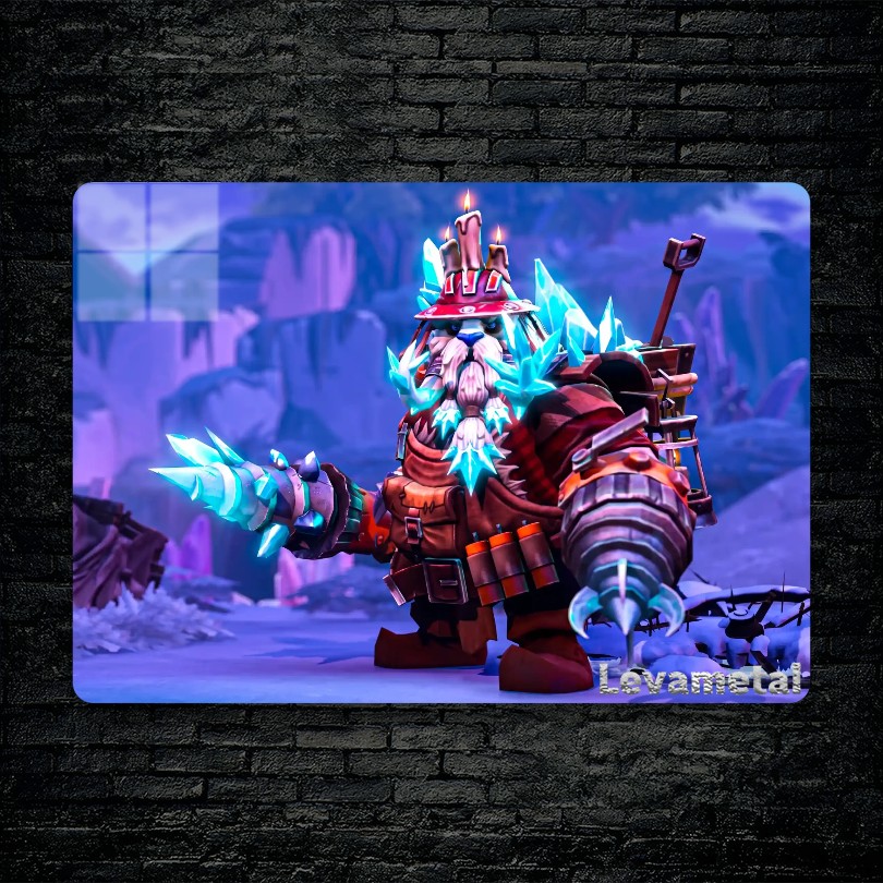متال پوستر tusk از گیم دوتا2 , dota2 با کد E-117