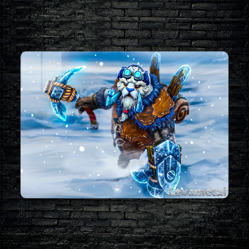 متال پوستر tusk از گیم دوتا2 , dota2 با کد E-119