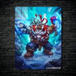 متال پوستر tusk از گیم دوتا2 , dota2 با کد E-121