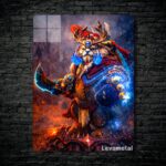 متال پوستر tusk از گیم دوتا2 , dota2 با کد E-123