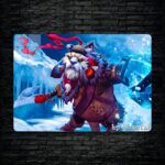 متال پوستر tusk از گیم دوتا2 , dota2 با کد E-126