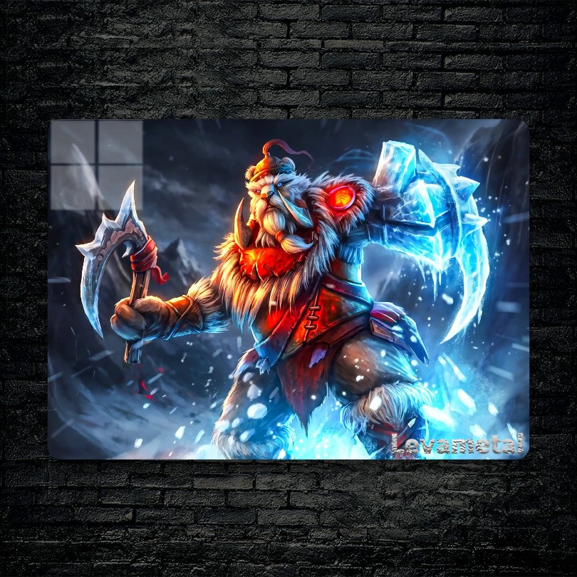 main-mockup-23347-1784875148.jpeg متال پوستر tusk از گیم دوتا2 , dota2 با کد E-128