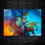 متال پوستر tusk از گیم دوتا2 , dota2 با کد E-129