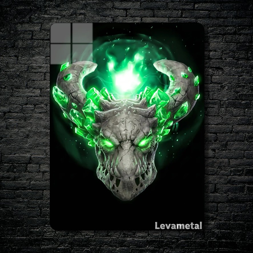 متال پوستر underlord از گیم دوتا2 , dota2 با کد E-131