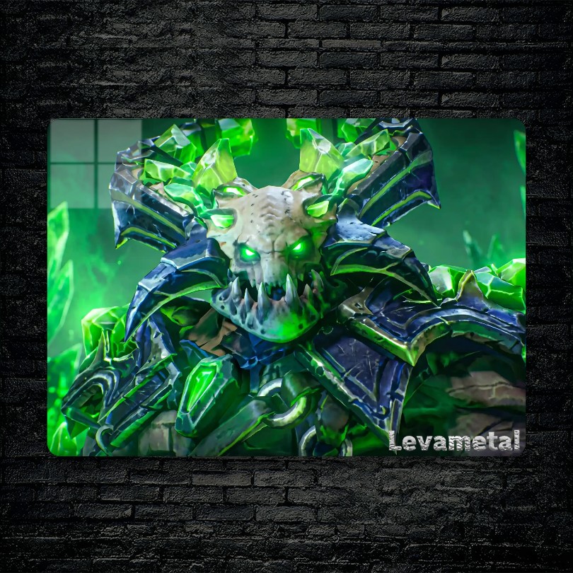 متال پوستر underlord از گیم دوتا2 , dota2 با کد E-134