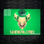 متال پوستر underlord از گیم دوتا2 , dota2 با کد E-140