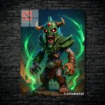 متال پوستر undying از گیم دوتا2 , dota2 با کد E-141
