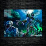 متال پوستر undying از گیم دوتا2 , dota2 با کد E-144