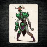 متال پوستر undying از گیم دوتا2 , dota2 با کد E-157