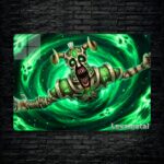 متال پوستر undying از گیم دوتا2 , dota2 با کد E-159