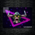 متال پوستر undying از گیم دوتا2 , dota2 با کد E-160