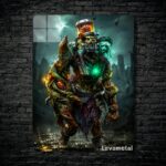 متال پوستر undying از گیم دوتا2 , dota2 با کد E-163