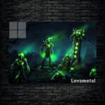 متال پوستر undying از گیم دوتا2 , dota2 با کد E-168