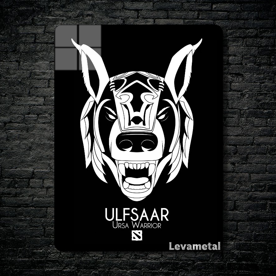 متال پوستر ursa از گیم دوتا2 , dota2 با کد E-169