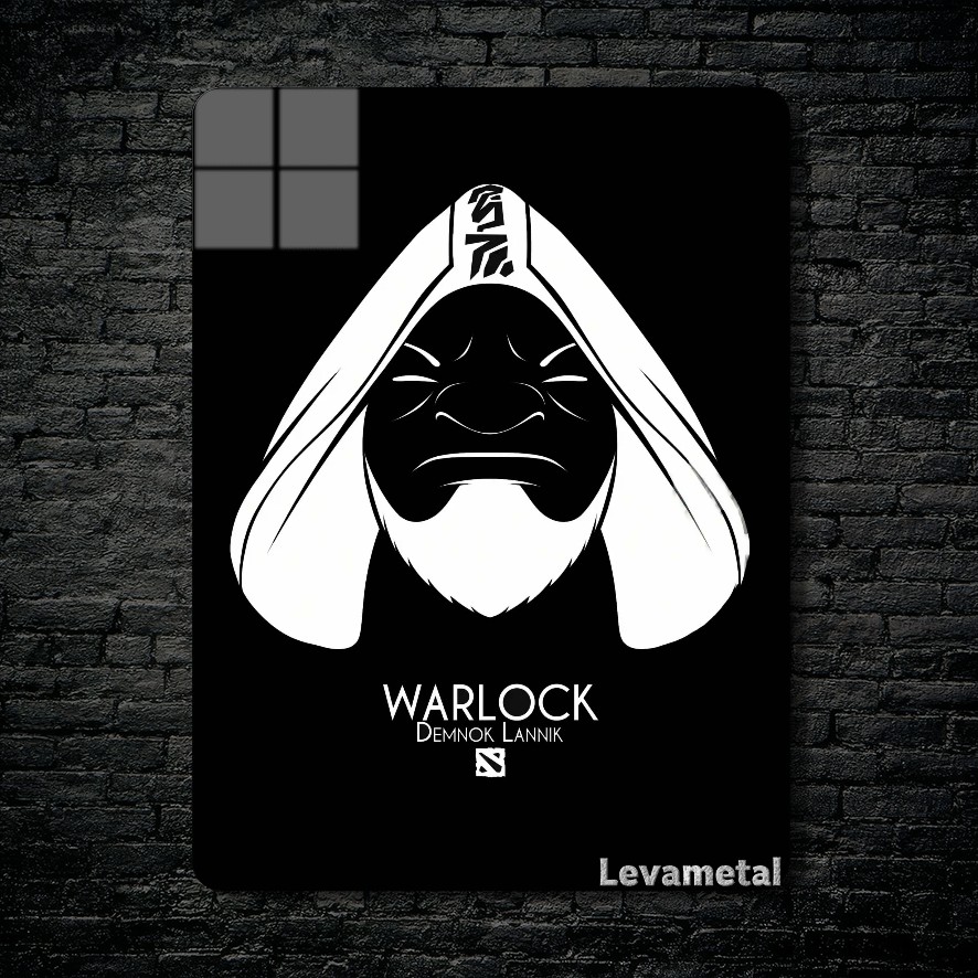 متال پوستر warlock از گیم دوتا2 , dota2 با کد E-188
