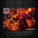 متال پوستر warlock از گیم دوتا2 , dota2 با کد E-189