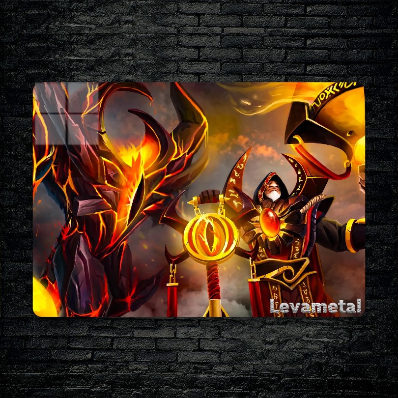 متال پوستر warlock از گیم دوتا2 , dota2 با کد E-190