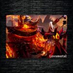 متال پوستر warlock از گیم دوتا2 , dota2 با کد E-193