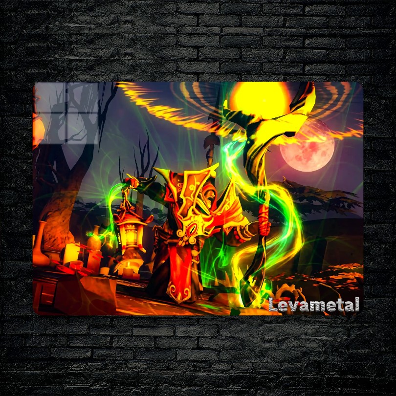 متال پوستر warlock از گیم دوتا2 , dota2 با کد E-194