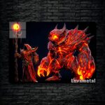 متال پوستر warlock از گیم دوتا2 , dota2 با کد E-197