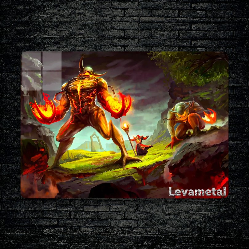 main-mockup-23732-1784991398.jpeg متال پوستر warlock از گیم دوتا2 , dota2 با کد E-200