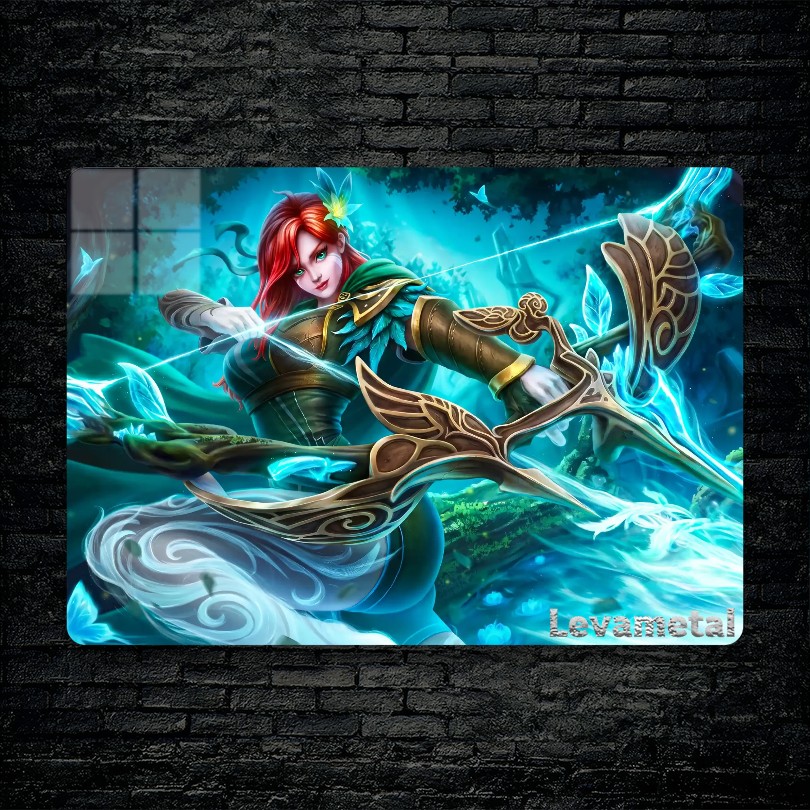 متال پوستر windranger از گیم دوتا2 , dota2 با کد E-207