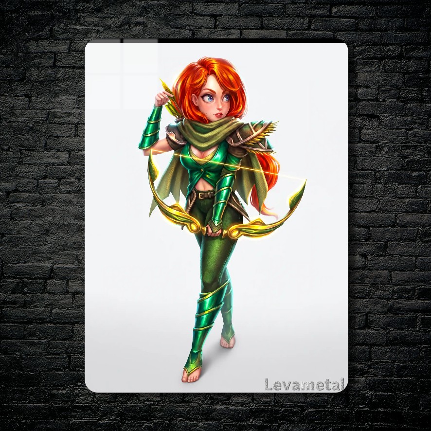 متال پوستر windranger از گیم دوتا2 , dota2 با کد E-218
