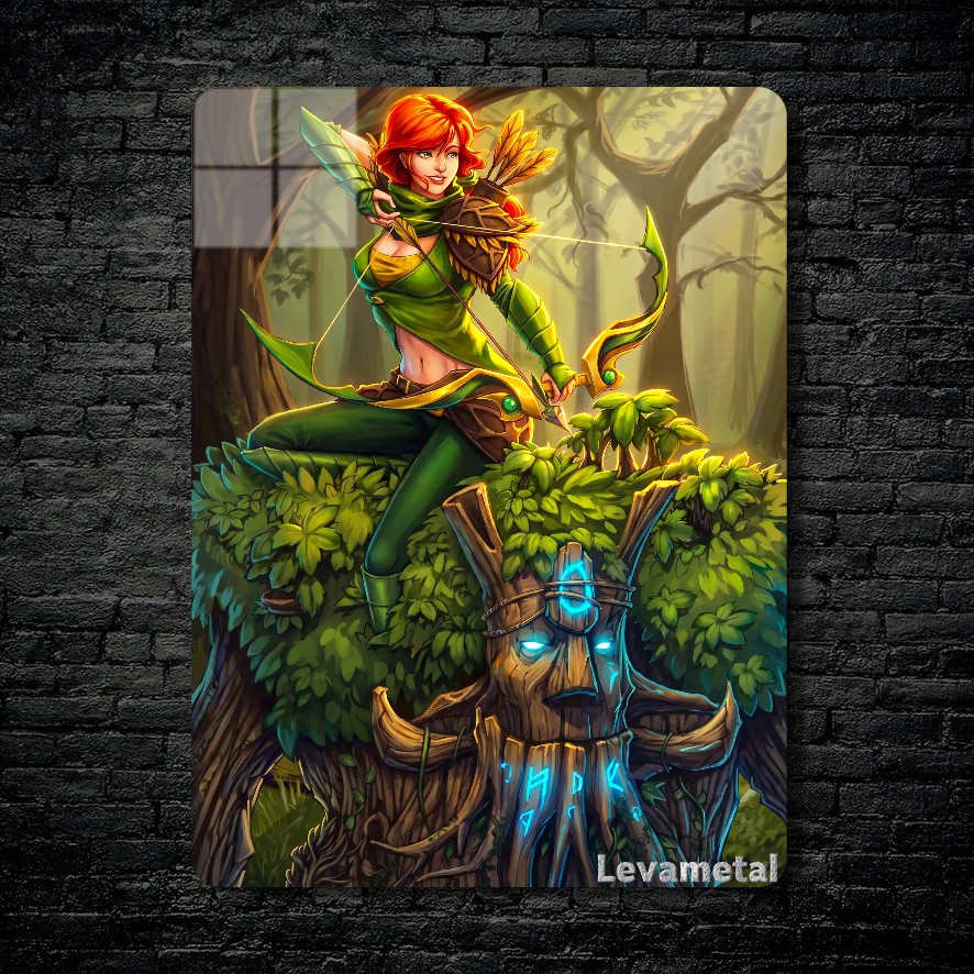 متال پوستر windranger از گیم دوتا2 , dota2 با کد E-224