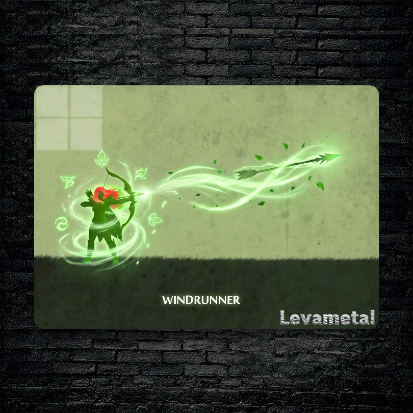 متال پوستر windranger از گیم دوتا2 , dota2 با کد E-230