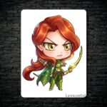 متال پوستر windranger از گیم دوتا2 , dota2 با کد E-233