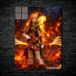 متال پوستر windranger از گیم دوتا2 , dota2 با کد E-240