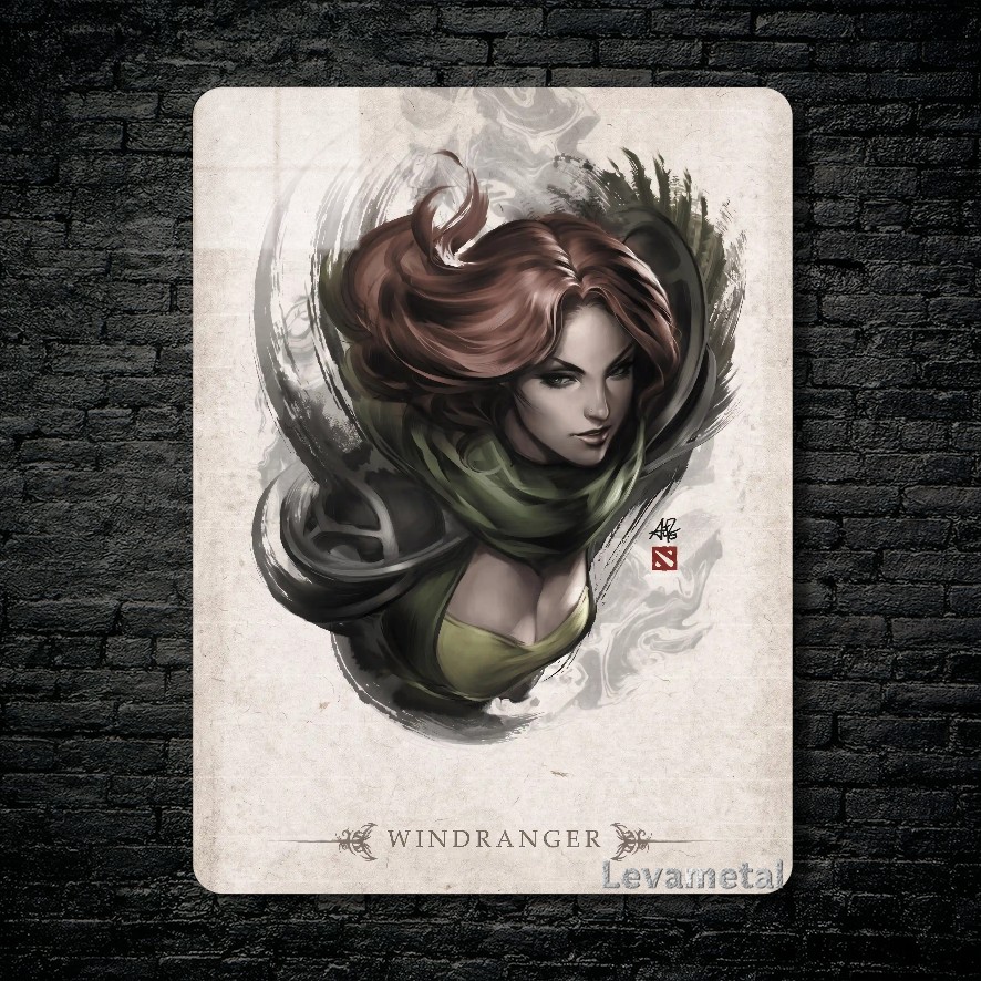 main-mockup-23938-1785003174.jpeg متال پوستر windranger از گیم دوتا2 , dota2 با کد E-211