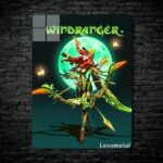متال پوستر windranger از گیم دوتا2 , dota2 با کد E-244