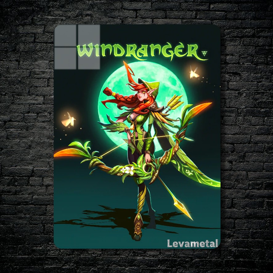 main-mockup-23967-1785056258.jpeg متال پوستر windranger از گیم دوتا2 , dota2 با کد E-244
