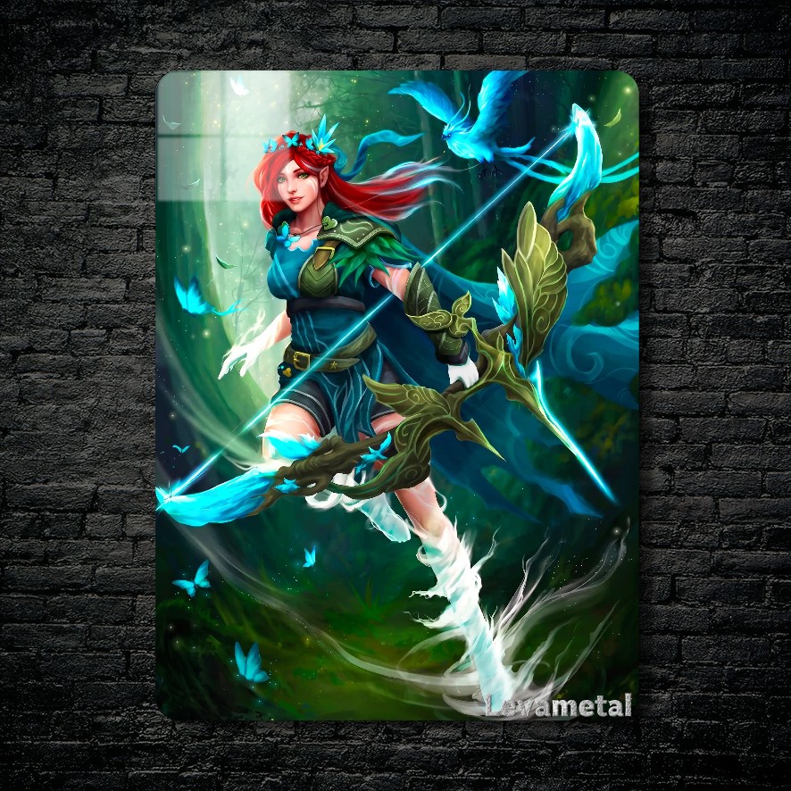 main-mockup-23978-1785057278.jpeg متال پوستر windranger از گیم دوتا2 , dota2 با کد E-254