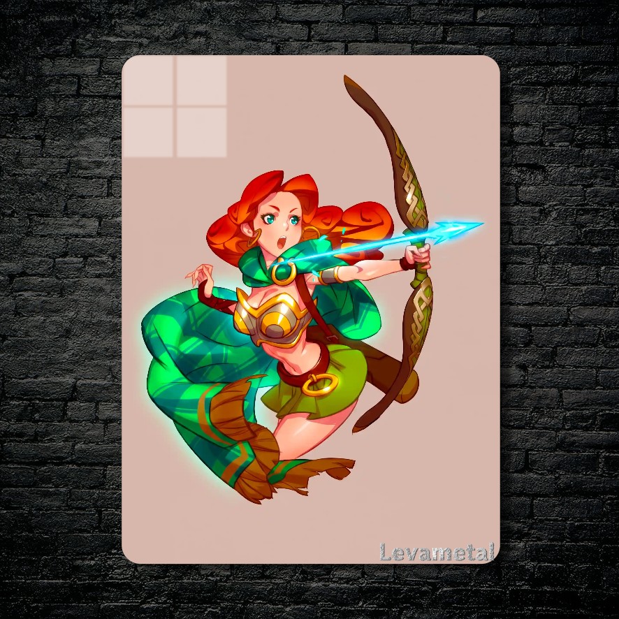 main-mockup-23980-1785057350.jpeg متال پوستر windranger از گیم دوتا2 , dota2 با کد E-256