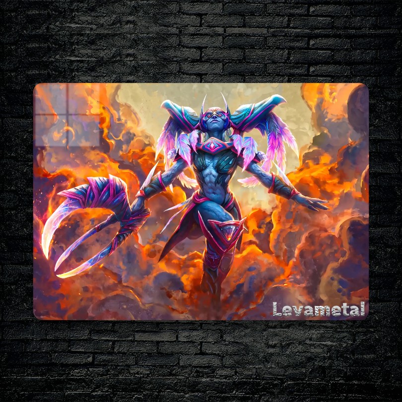 متال پوستر vengeful spirit از گیم دوتا2 , dota2 با کد E-279