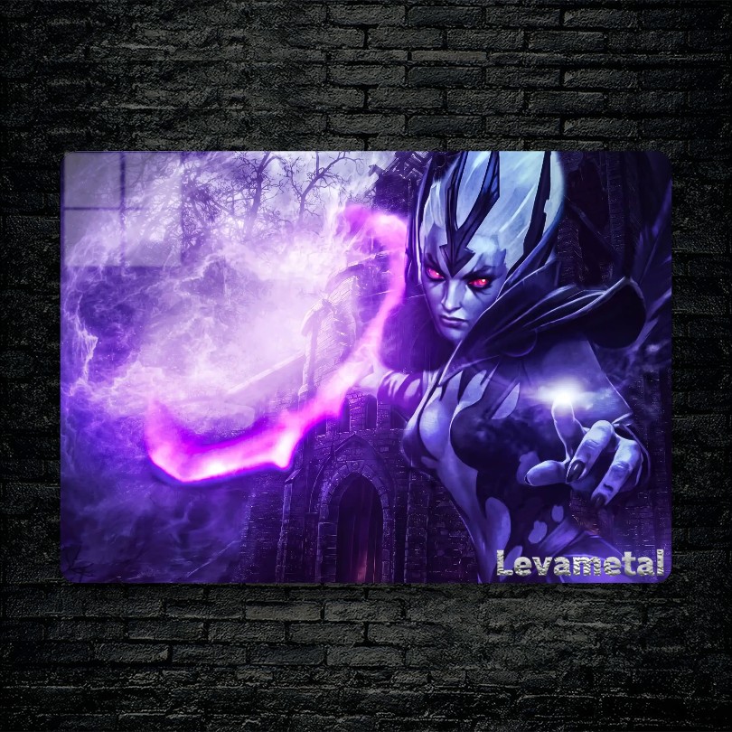 متال پوستر vengeful spirit از گیم دوتا2 , dota2 با کد E-281