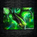 متال پوستر viper از گیم دوتا2 , dota2 با کد E-333