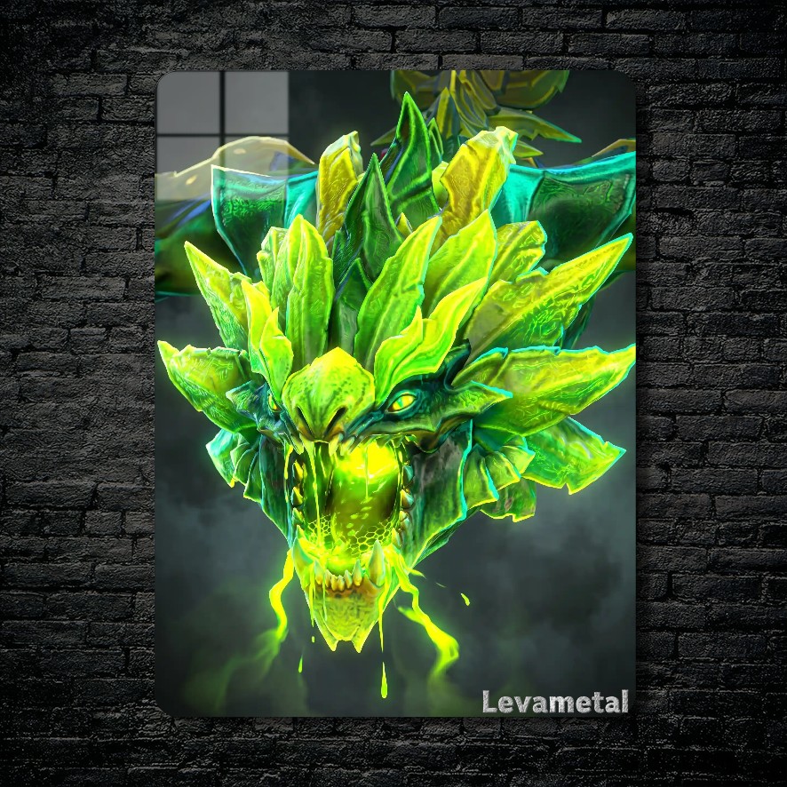 متال پوستر viper از گیم دوتا2 , dota2 با کد E-336