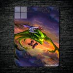 متال پوستر viper از گیم دوتا2 , dota2 با کد E-348