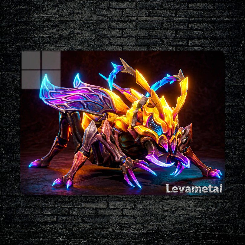 main-mockup-24463-1785179208.jpeg متال پوستر weaver از گیم دوتا2 , dota2 با کد E-374