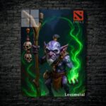 متال پوستر witch doctor از گیم دوتا2 , dota2 با کد E-400