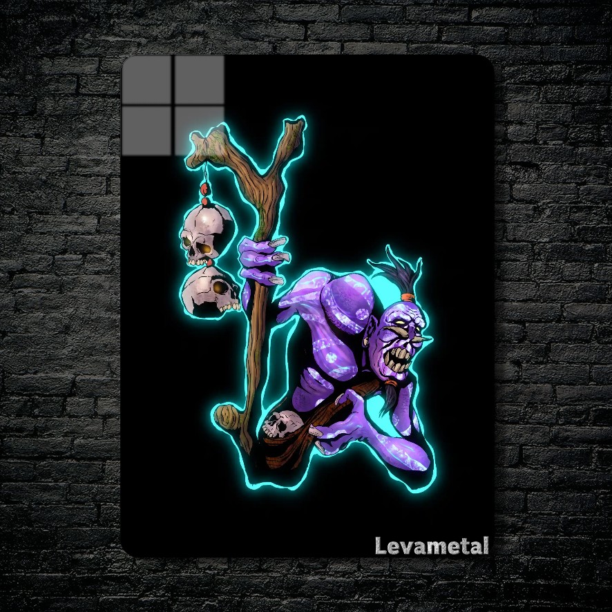 متال پوستر witch doctor از گیم دوتا2 , dota2 با کد E-401