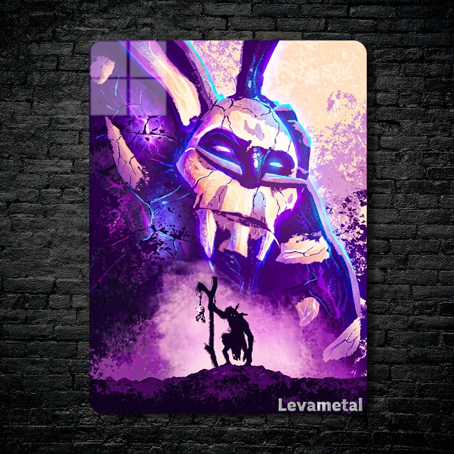 متال پوستر witch doctor از گیم دوتا2 , dota2 با کد E-402