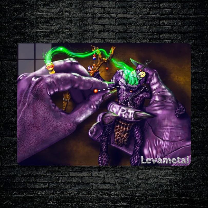 متال پوستر witch doctor از گیم دوتا2 , dota2 با کد E-407