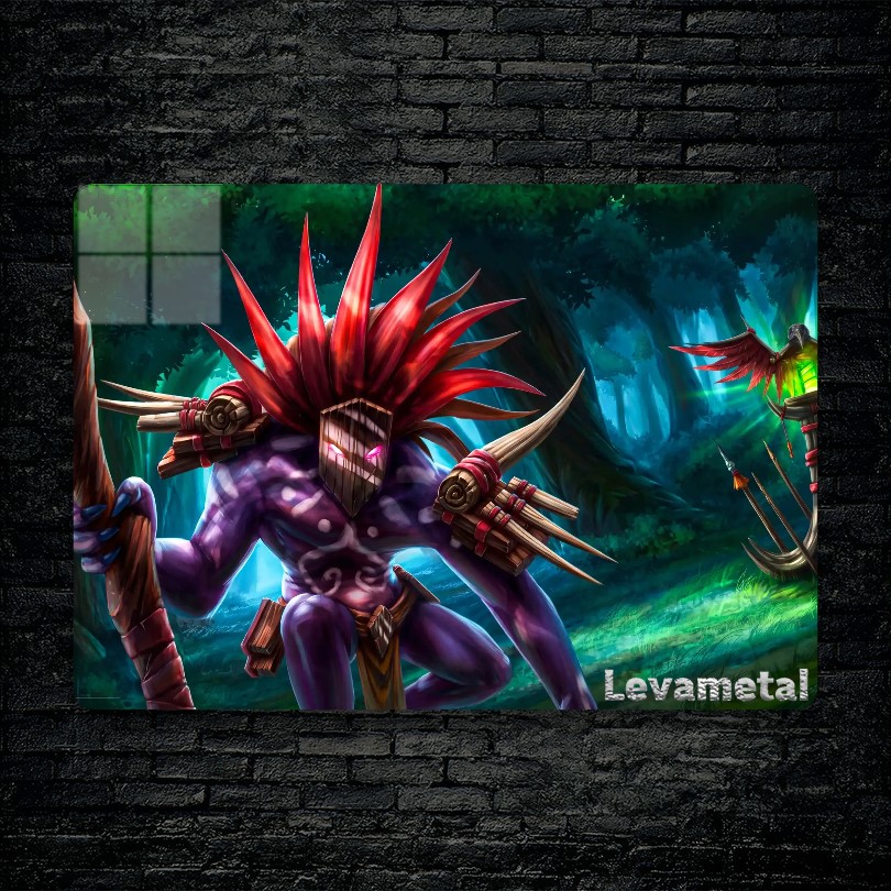 متال پوستر witch doctor از گیم دوتا2 , dota2 با کد E-409