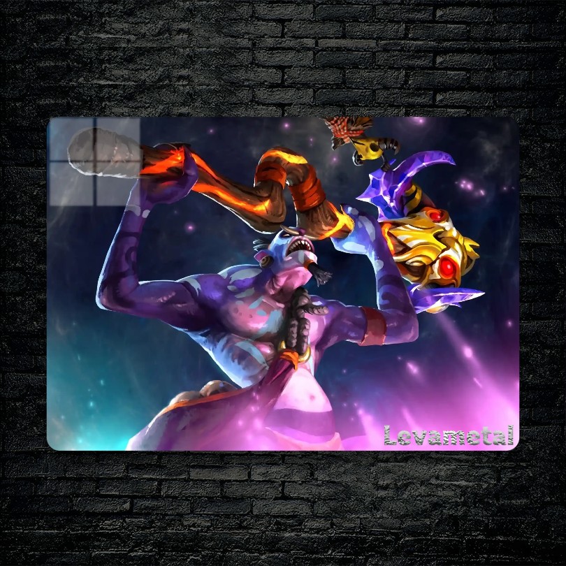 متال پوستر witch doctor از گیم دوتا2 , dota2 با کد E-410