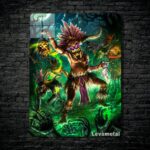 متال پوستر witch doctor از گیم دوتا2 , dota2 با کد E-413